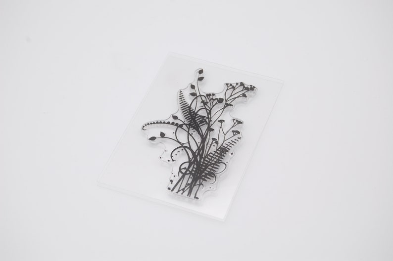 Clear Stamps Set Scrapbooking Card Making Ornamental Grass Stamps