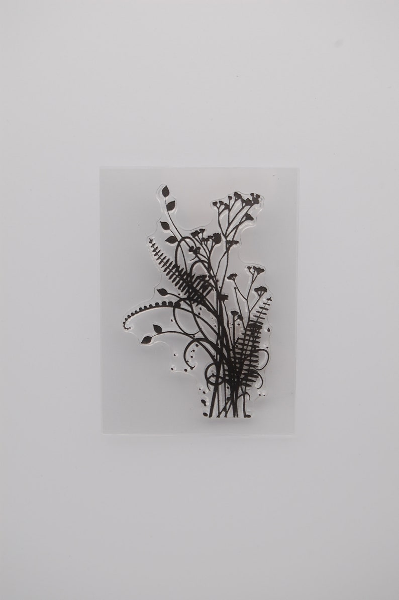 Clear Stamps Set Scrapbooking Card Making Ornamental Grass Stamps