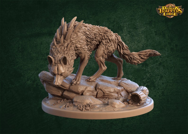 dire wolf 5e miniature