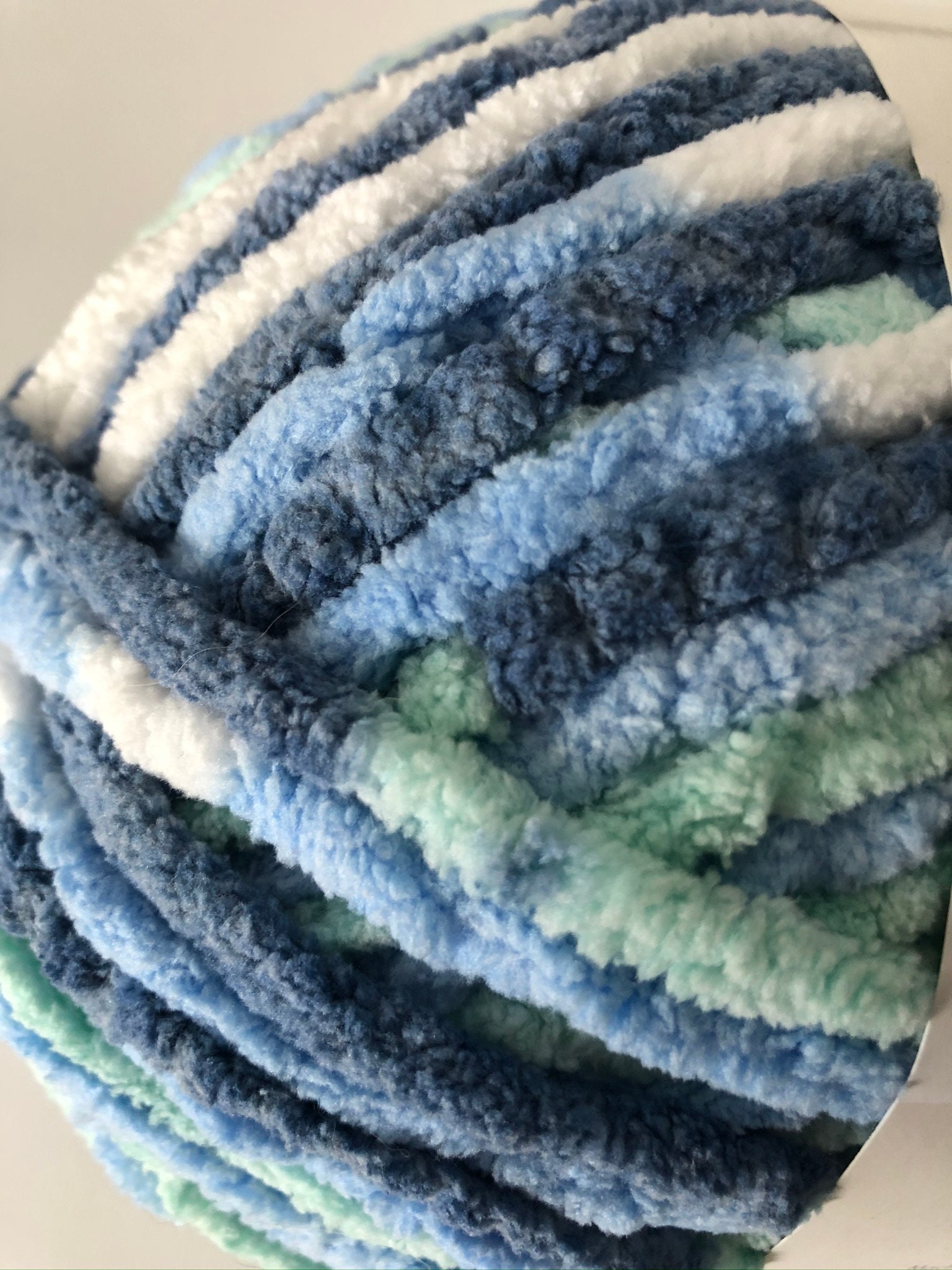 Bernat Baby Blanket Yarn Big Ball Seafoam Shiplap Etsy