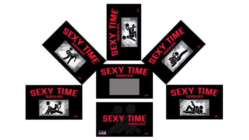 20 Sexy Time Scratch Offs Cards Sex Positions Etsy