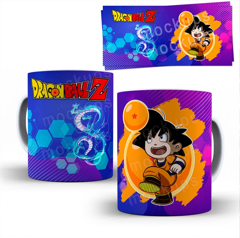 20 Mug Design Template Dragon Ball Z DBZ Mug Sublimation | Etsy