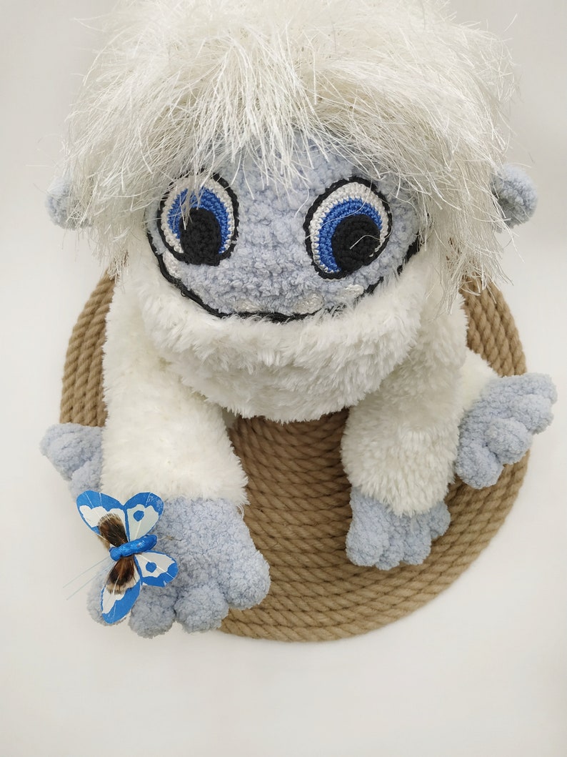 stuffed bigfoot toy