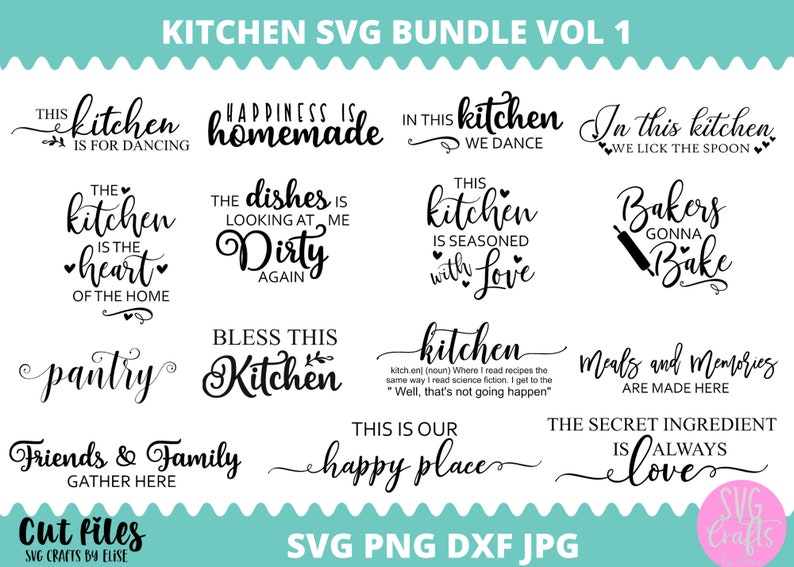 Download Clip Art Kitchen Quotes Svg Kitchen Svg Sign Svg Kitchen Sign Svg In This Kitchen We Dance Svg Kitchen Sayings Svg Dxf And Png Instant Download Art Collectibles