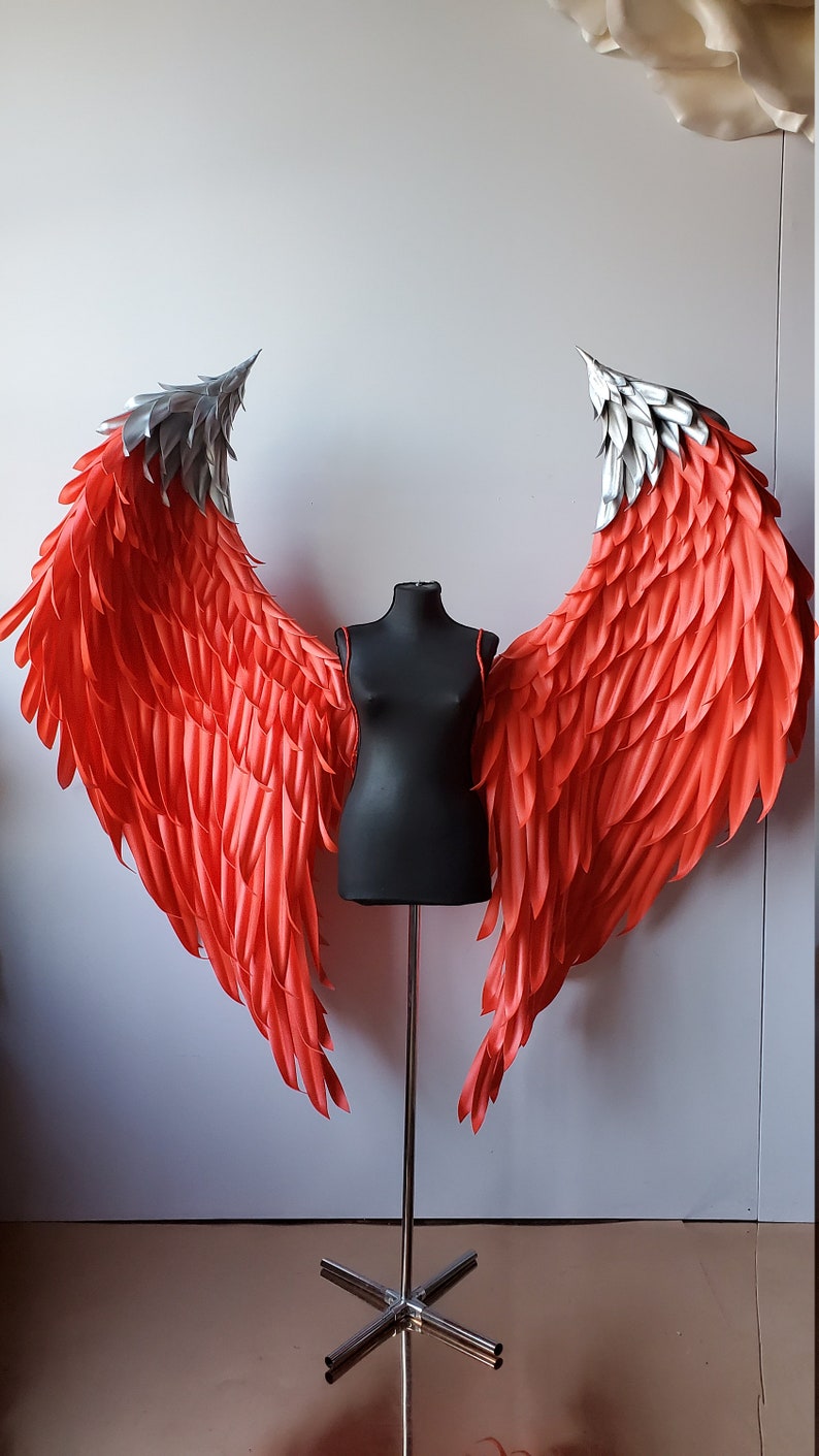 Wings Cosplay Angel wings costume Red devil wings adult | Etsy