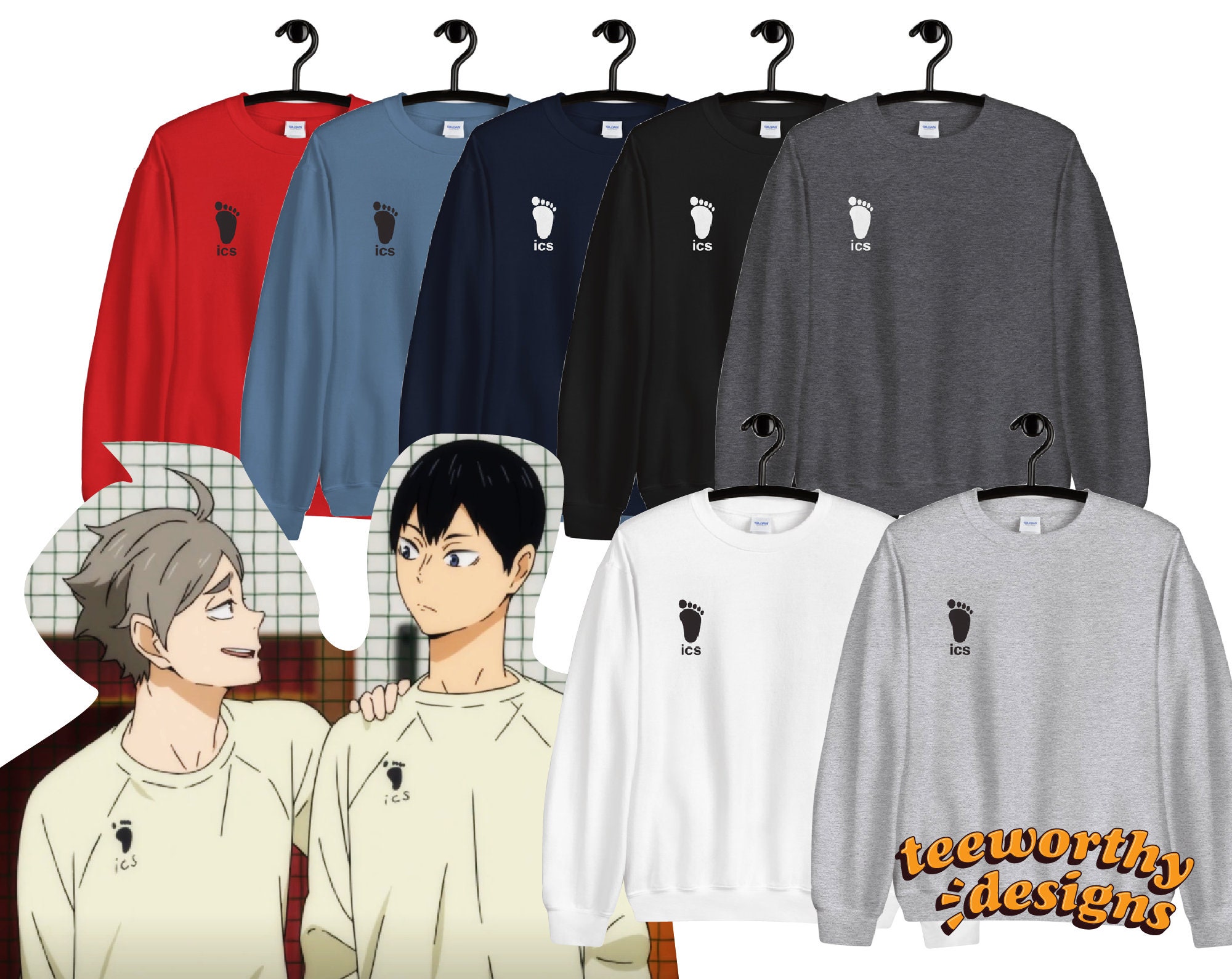 haikyuu ics sweatshirt