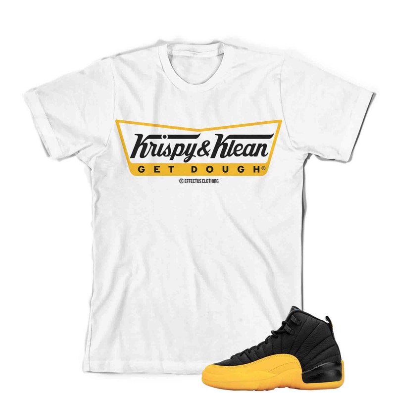 Tee to match Air Jordan Retro 12 University Gold Sneakers. | Etsy