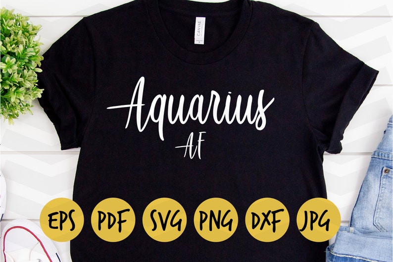 Download Aquarius AF svg png dxfjpg eps pdf | Etsy