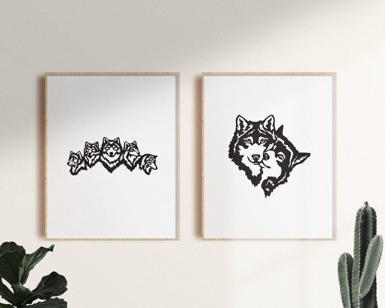 Download Wolves Svg Bundle Native American Design Jpg Tribal Wolf Pack Wolf Head Vector For Cricut And Silhouette Wolf Family Cut File Png Dxf Clip Art Art Collectibles Privius Com