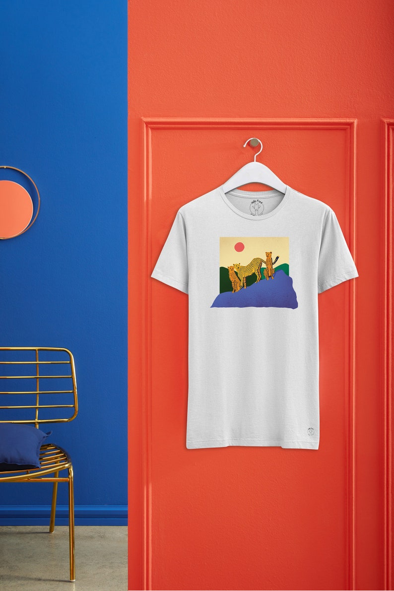 Three Happy Cheetas Friends T-Shirt