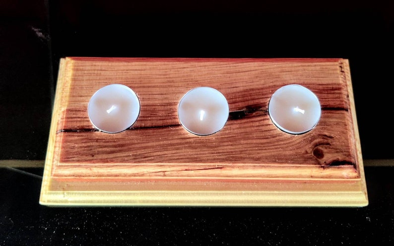 Tea Light Candle Holder Wood Candle Holder Handmade /& Handcrafted Candle Stand Simple Minimalist Sleek Decor Decoration