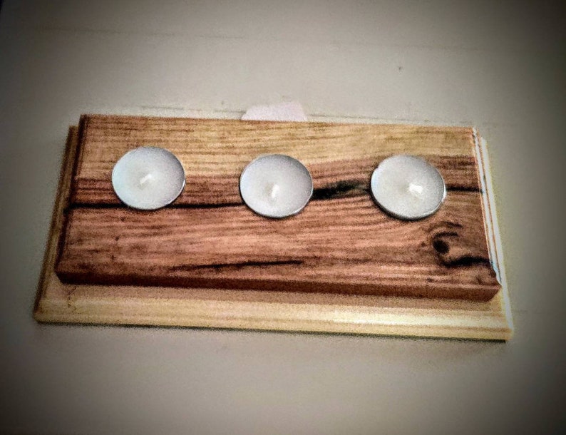 Tea Light Candle Holder Wood Candle Holder Handmade /& Handcrafted Candle Stand Simple Minimalist Sleek Decor Decoration
