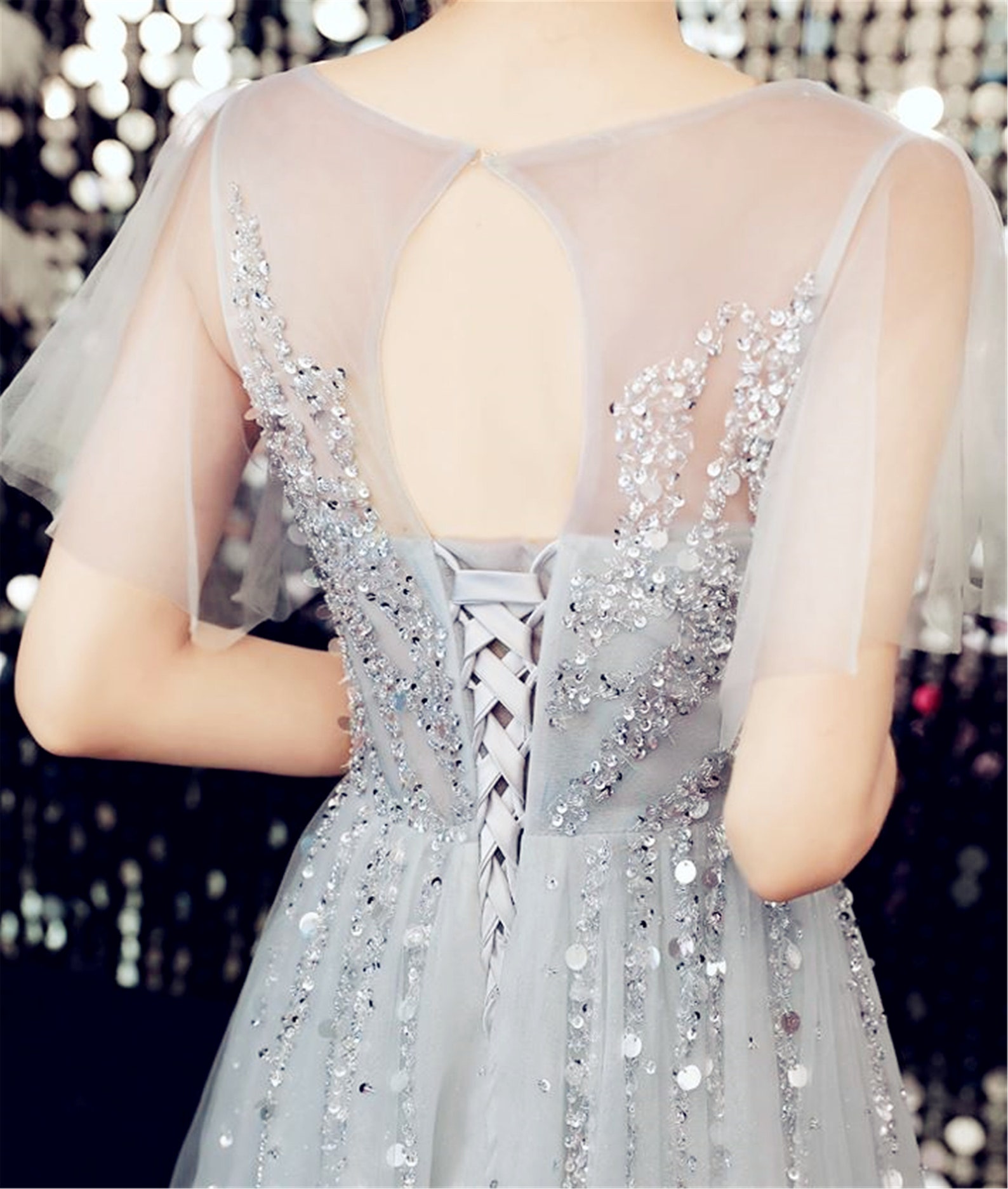 soft tulle gown