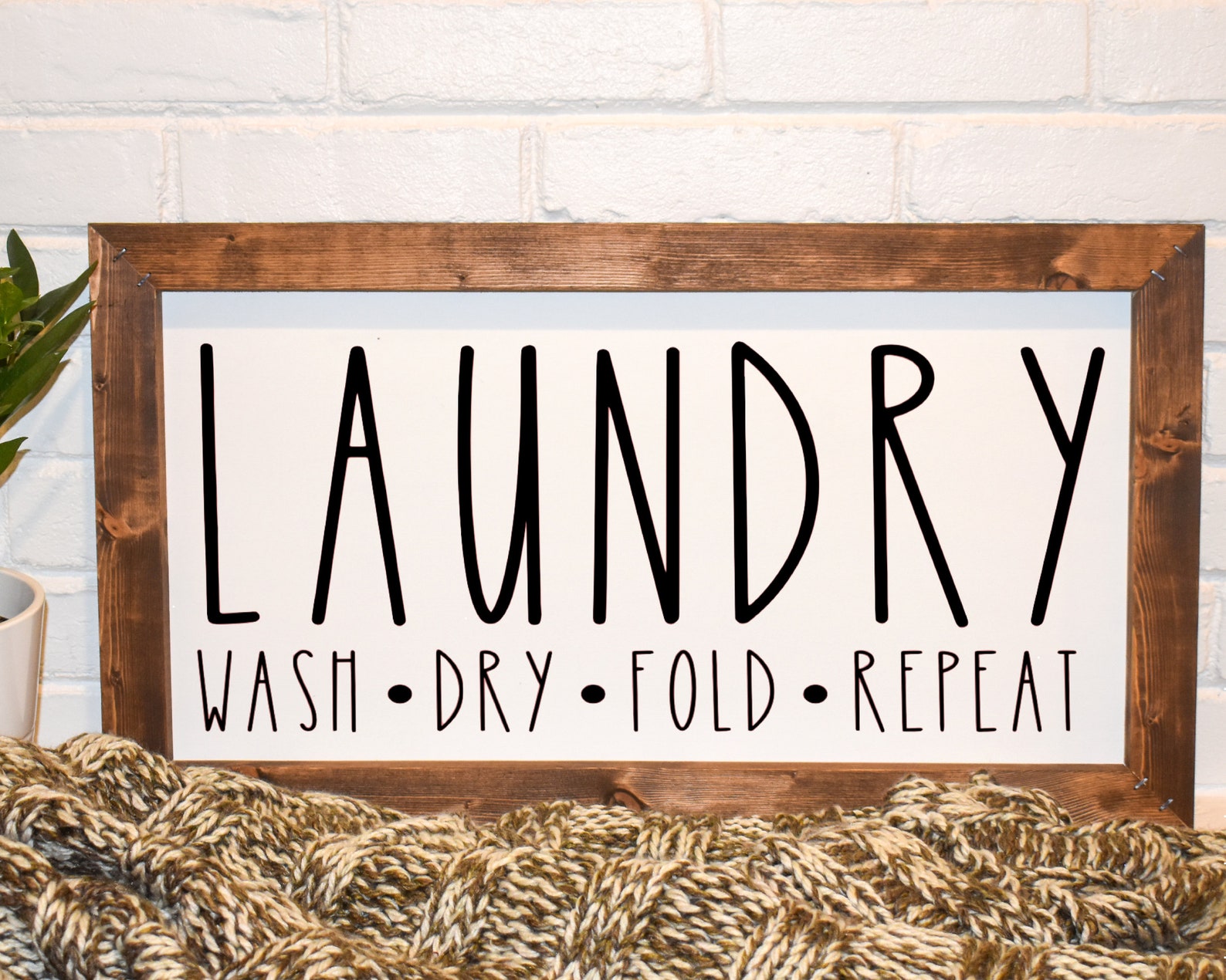 Rae Dunn Inspired Laundry Room Sign Laundry Room Sign | Etsy