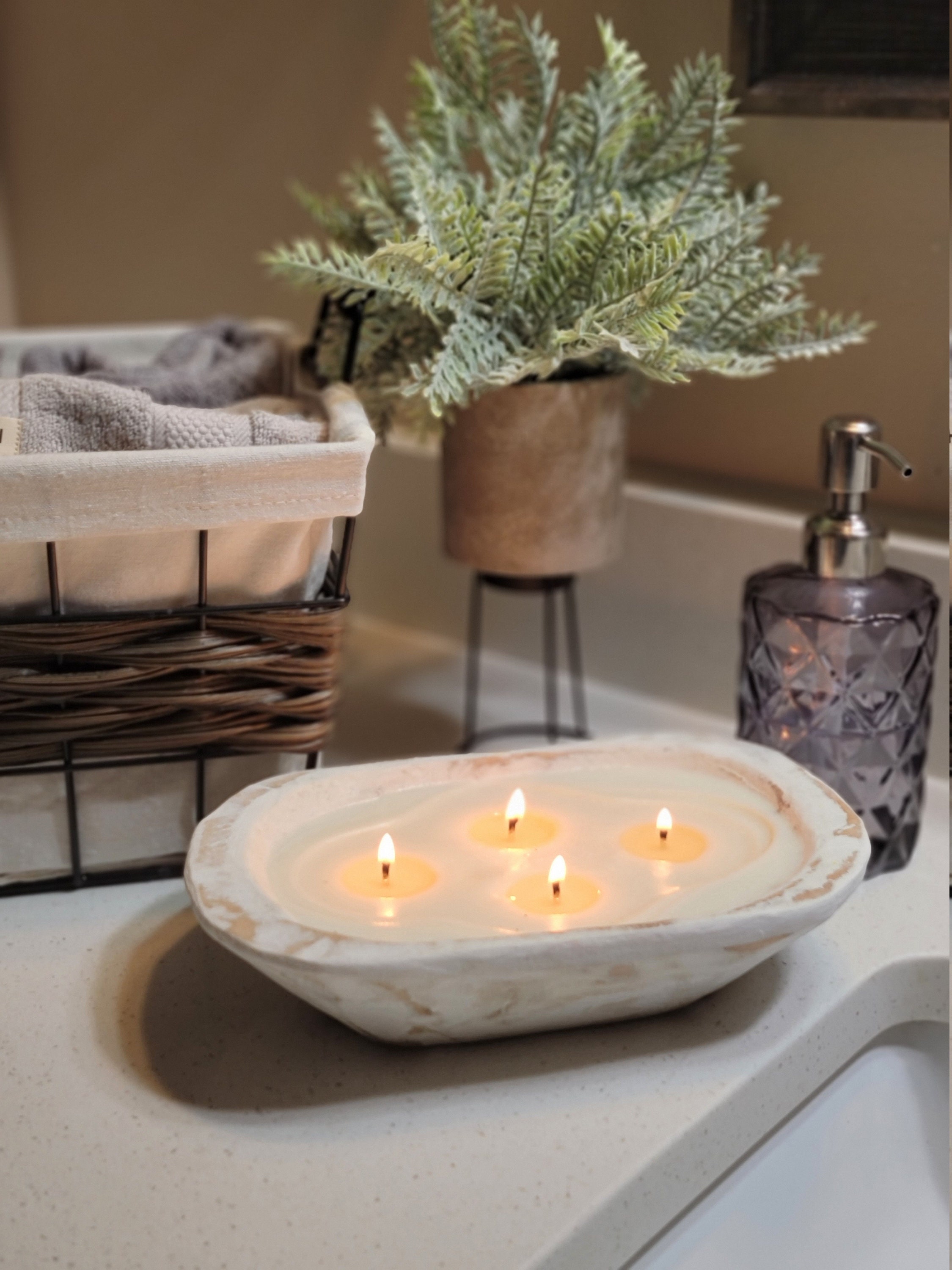 CandleSoy Dough Bowl Dough Bowl Candle Gifts for Her Etsy