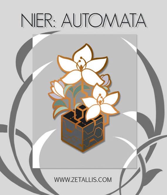 nier automata enamel pin etsy etsy