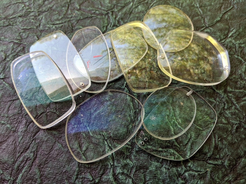 10 assorted Vintage Eyeglass Lenses for Crafting Upcycling Etsy