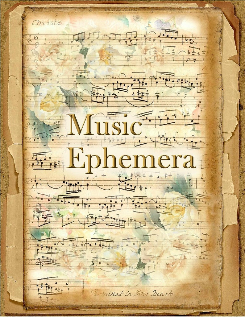 Vintage Ephemera Journal Papers Dictionary Menu Calendar | Etsy