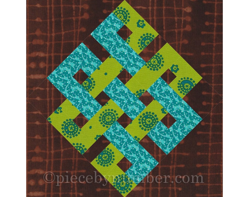 eternity-knot-rotary-quick-cut-quilt-block-pattern-pdf-etsy