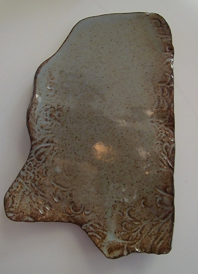 Small Mississippi Shaped Plate Muddy Mississippi