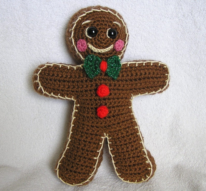 Download PDF Crochet Pattern GINGERBREAD BOY English only | Etsy