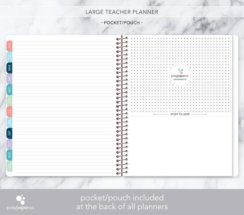 Teacher planner 8.5x11 2020-2021 lesson plan weekly | Etsy