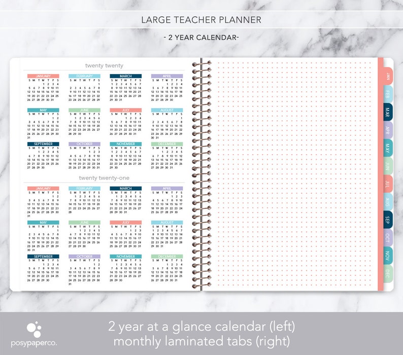 Teacher planner 8.5x11 2020-2021 lesson plan weekly | Etsy