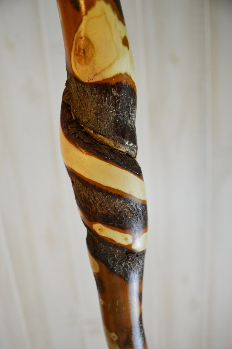 Natural Walking Stick Staff Heavy Strong Tree Etsy