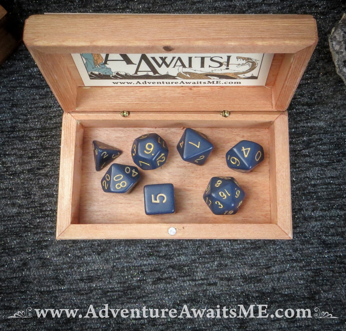 Mini Dice Box 102 Fortune Favors the Prepared gaming dnd Etsy