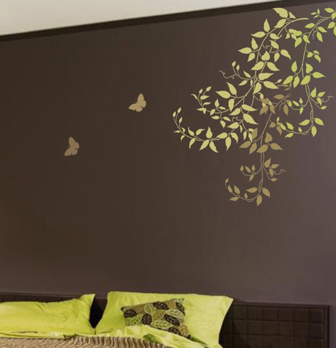 Grande muro stencil Clematis Branch Stencil riutilizzabili Etsy