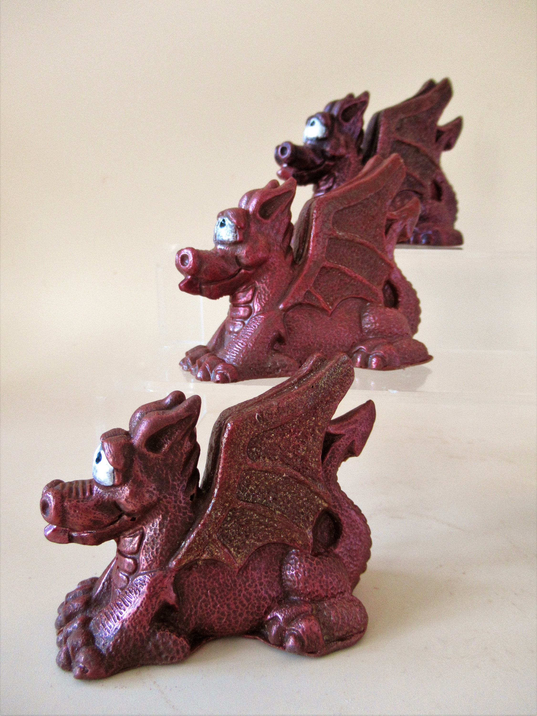 Chocolate Dragon Handpainted solid chocolate dragon. Etsy