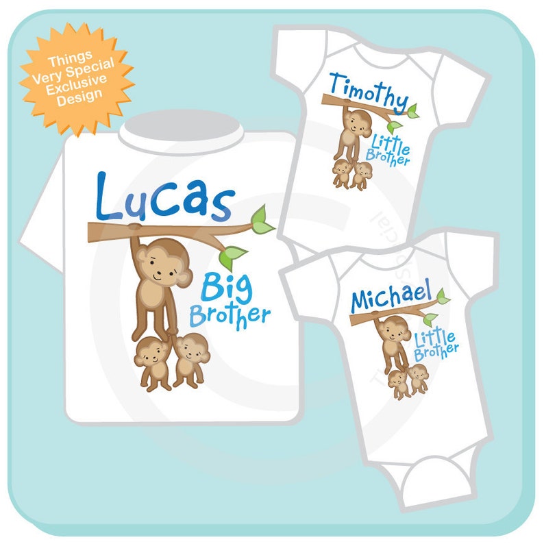 sibling shirt sets for 3