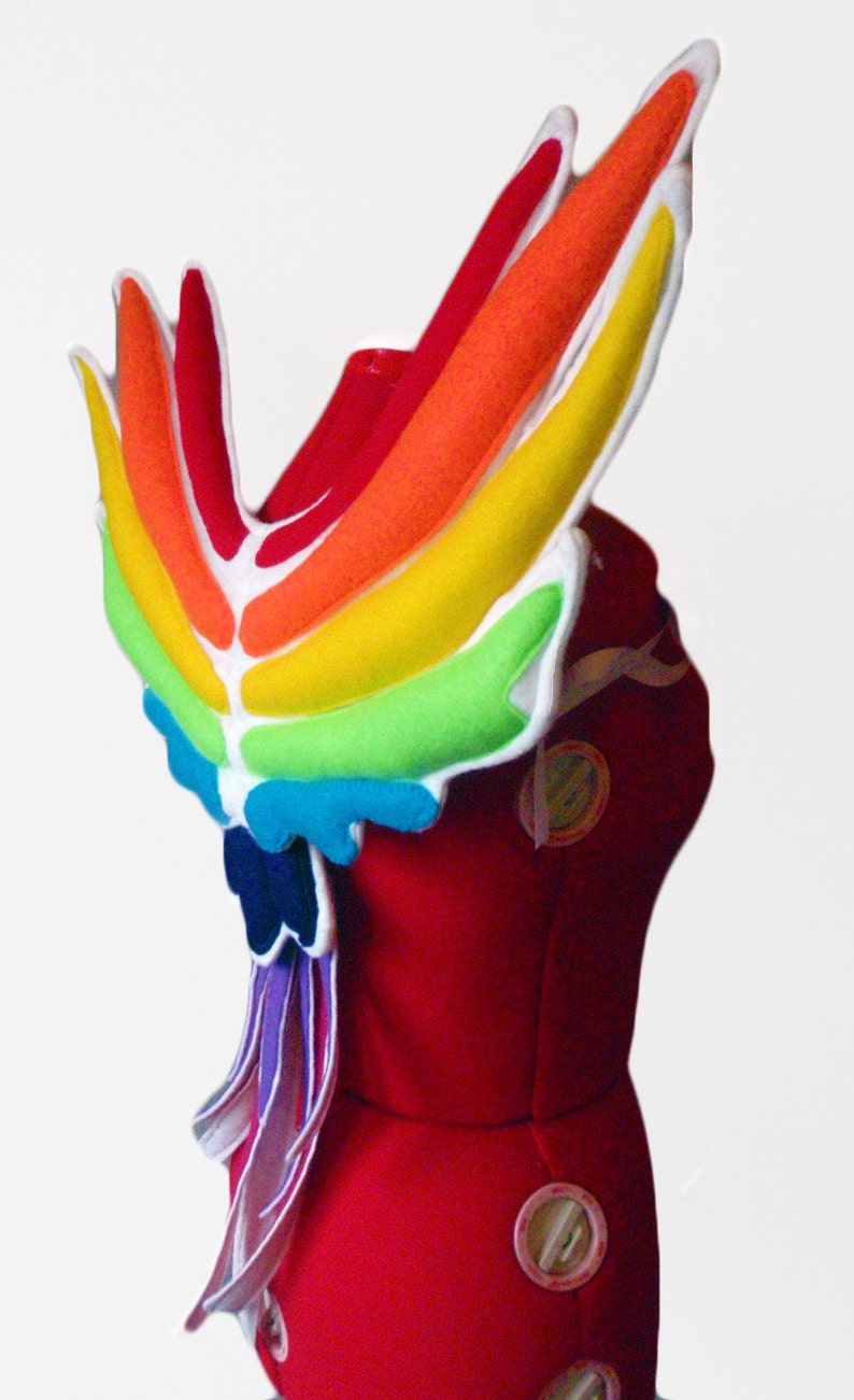 READY TO SHIP Rainbow Bird Wings Durable. Bright Color Parrot Phoenix