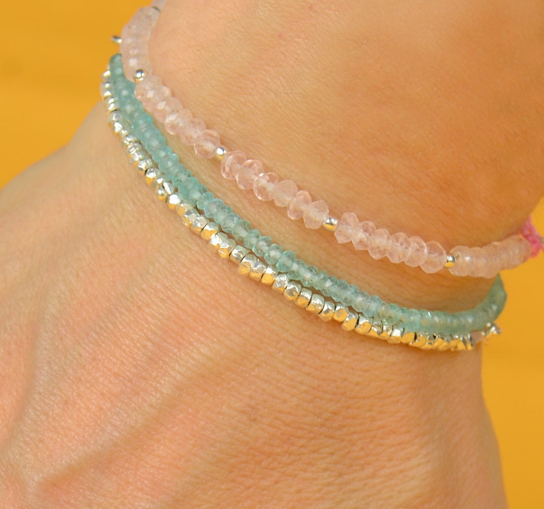 Sterling silver beads bracelet Etsy Sterling silver beads bracelet Etsy