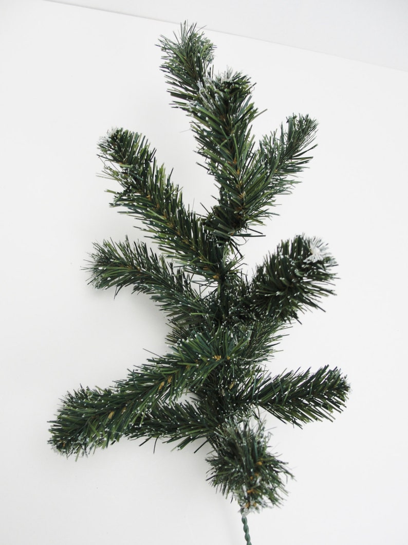 Evergreen picks set of 6 Pine spray 12 tip pine spray snow Etsy