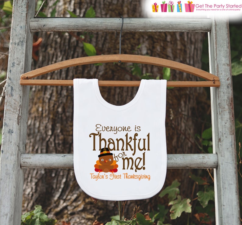 1st thanksgiving bib