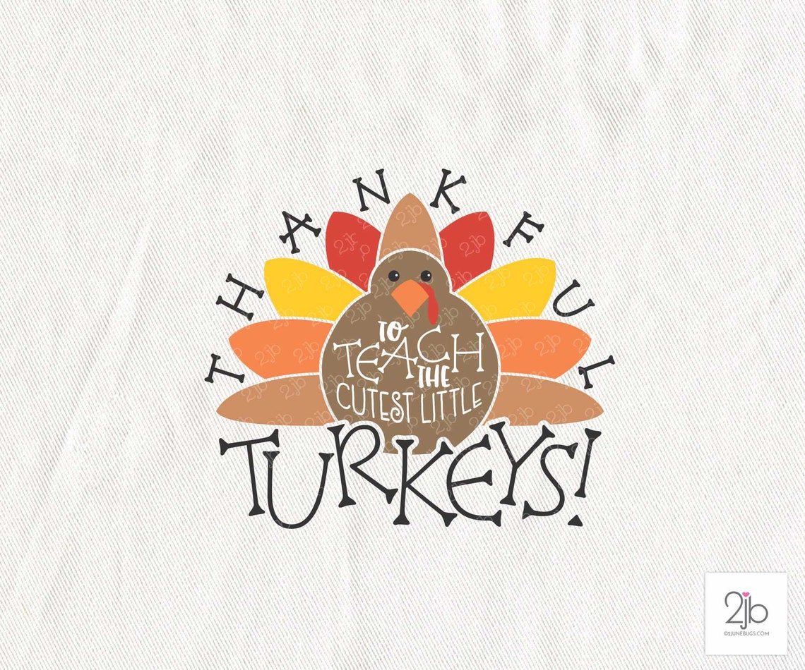 Thanksgiving teacher SVG thankful teacher shirt svg file | Etsy