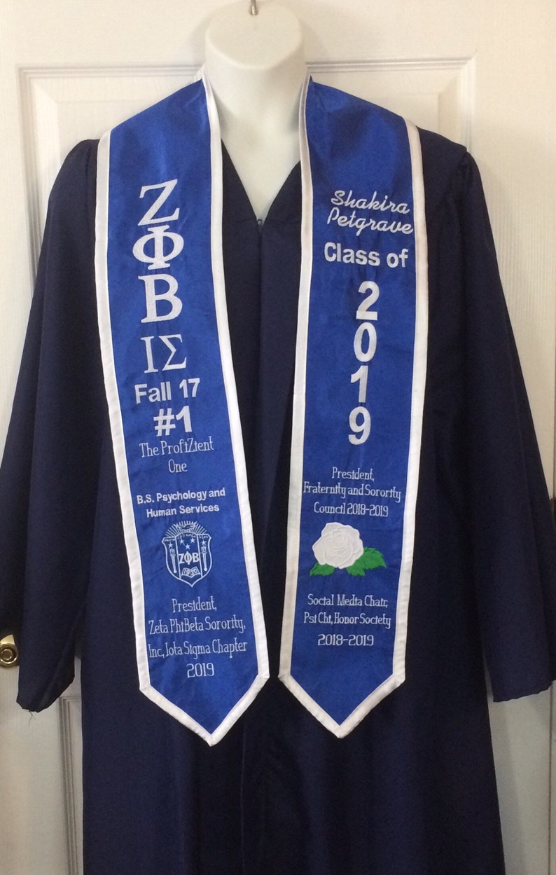 Graduation Stole/ College Graduation Stole/ Personalized | Etsy