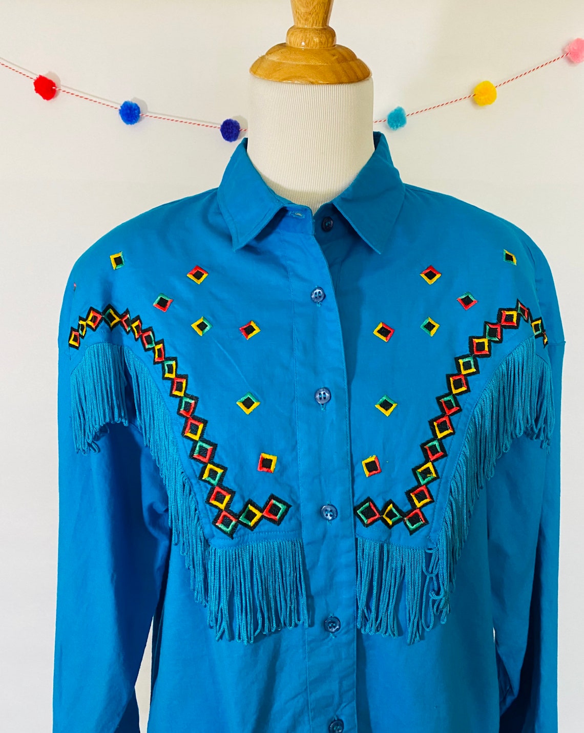 Vintage Women's Side Saddle Western Shirt Size Large | Etsy