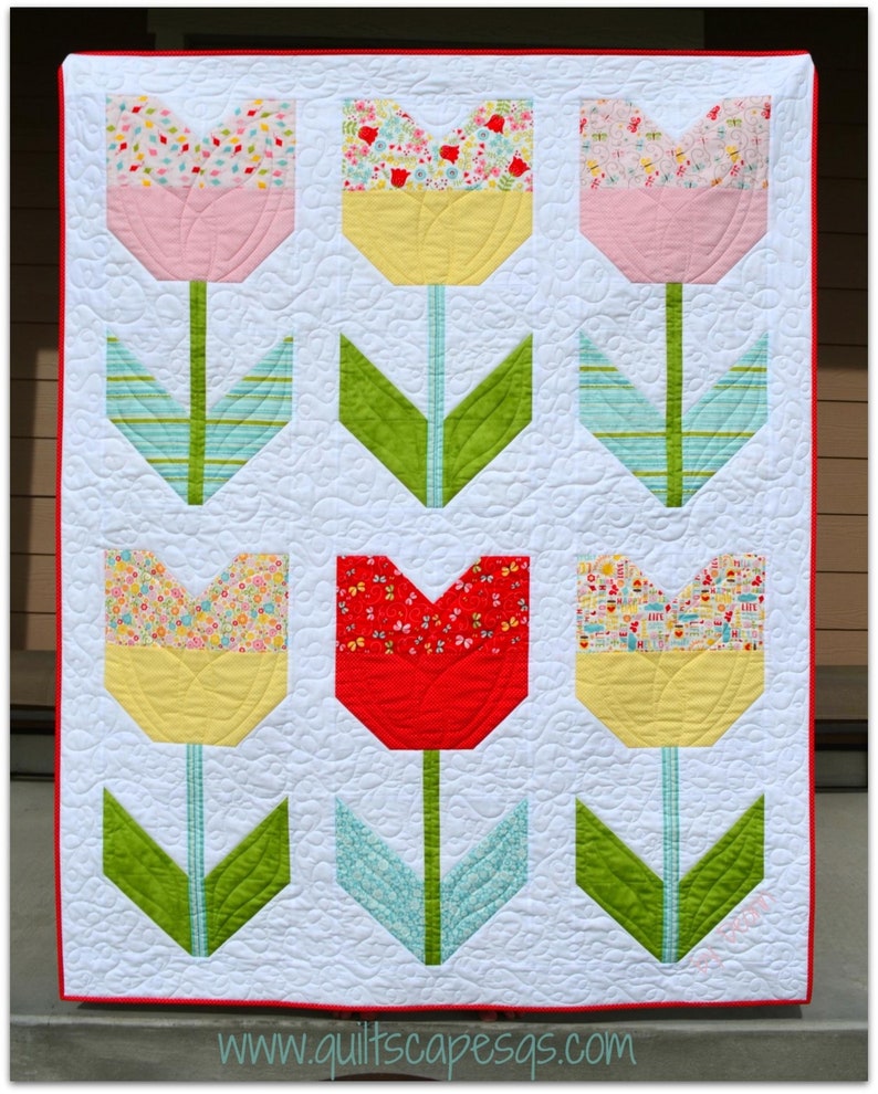 happy-tulips-quilt-pattern-etsy