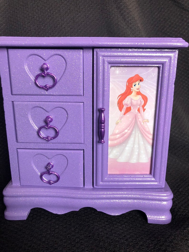 Disney's Princess Ariel Musical Jewelry & Trinket Box Etsy