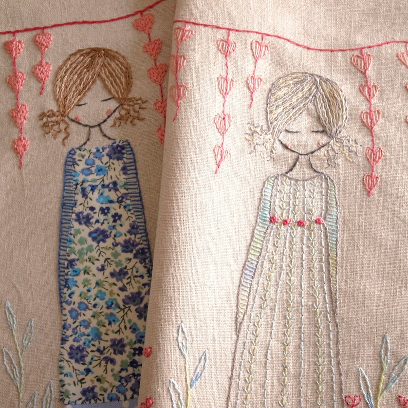 In the garden hand embroidery pattern pdf Etsy