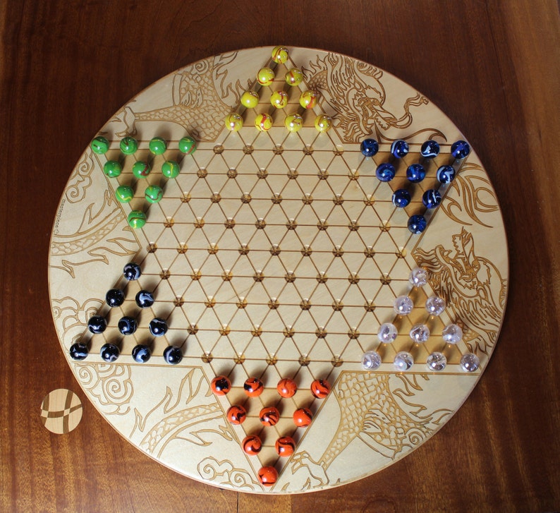 jumbo chinese checkers with marbles