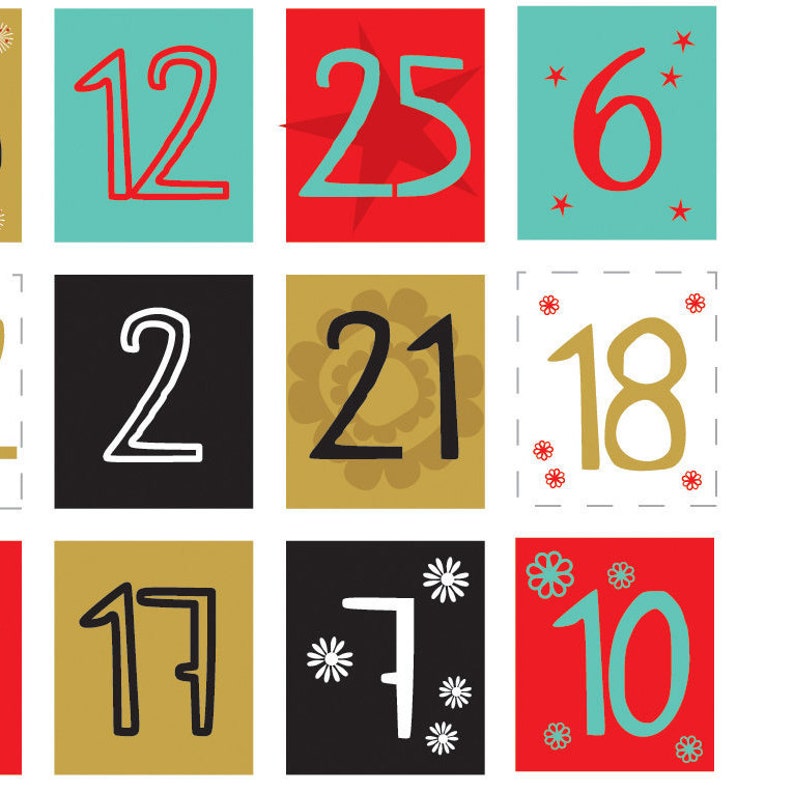 Printable Advent Calendar DIY Advent Calendar Christmas | Etsy