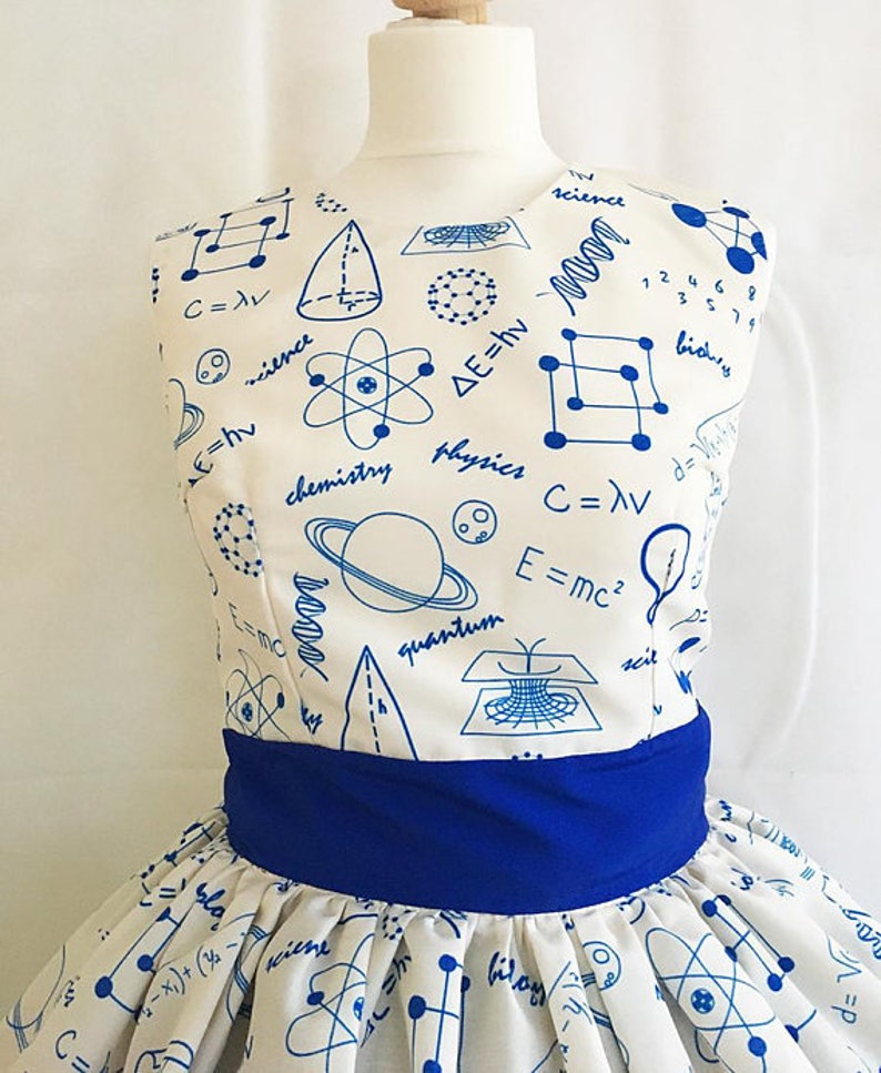 Science DressPhysics Dress Science Print Science Clothes By Etsy science-dressphysics-dress-science-print-science-clothes-by-etsy