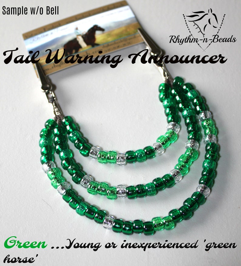 TAIL RIBBONS for Horses Tail WarningHorse Tail Beads Tail Etsy