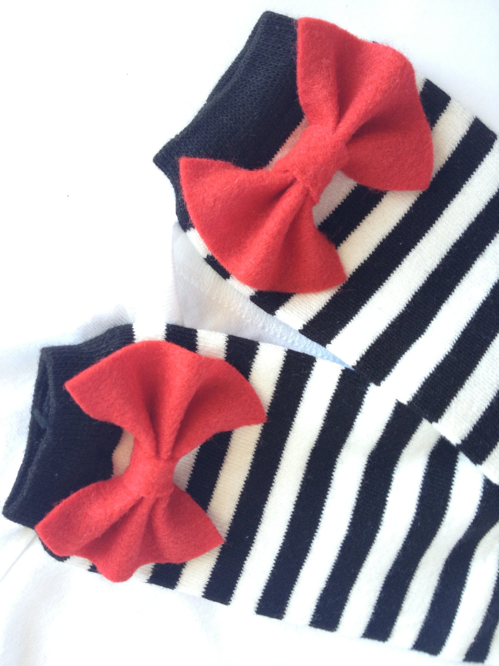Black and White Striped Baby Leg Warmers with Bow Choose Your Etsy