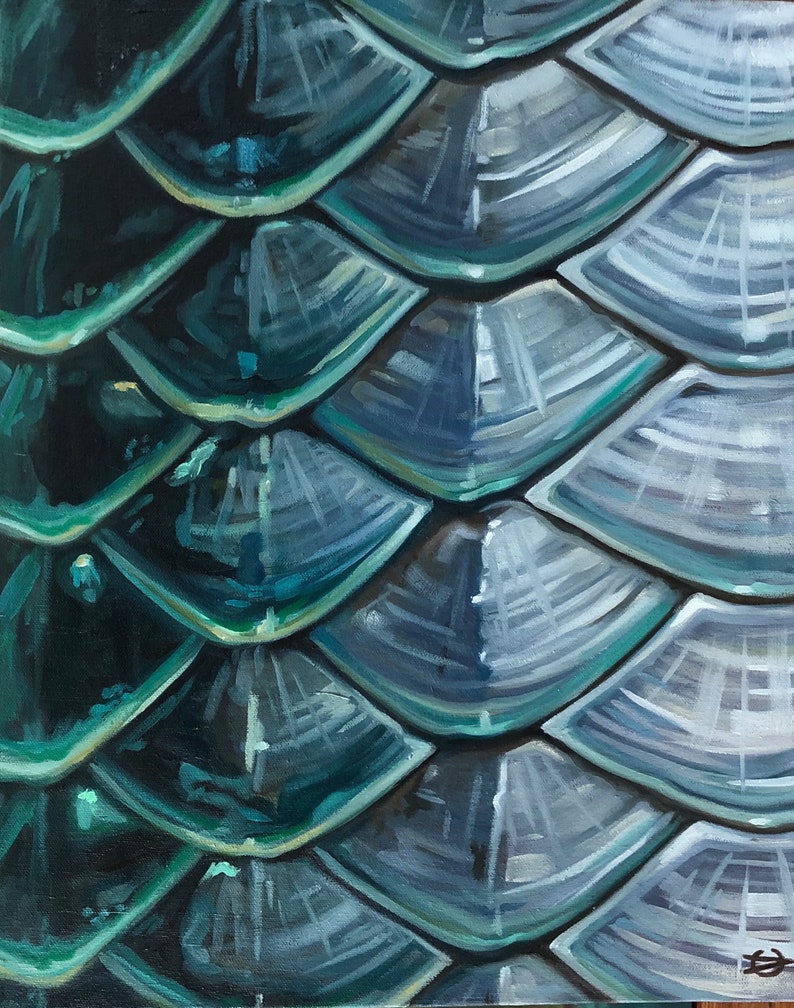 Original tarpon scales by Carin Vaughn | Etsy