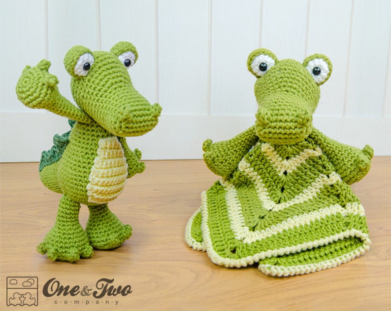Download Combo Pack Crocodile Lovey and Amigurumi Set for 7.99 | Etsy