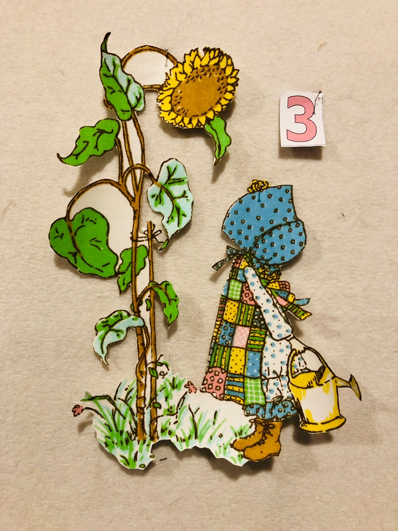 Vintage Holly Hobbie Iron On Appliques Purchase individually | Etsy